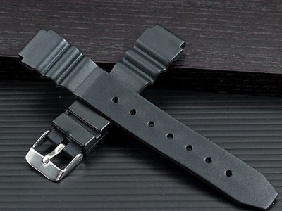 超值14mm潛水錶黑膠錶帶不鏽鋼製錶扣替代同寬度各品牌錶帶jaga timex casio seiko