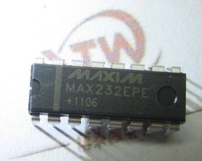 直插 MAX232EPE RS-232介面IC DIP-16 百分百進口原裝 W1 yahoo
