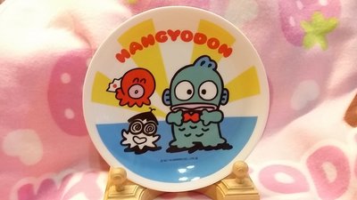 日本 Sanrio 50週年紀念盤 HANGYODOD 碟子/盤子/點心盤/水果盤 可當擺飾 (陶瓷)