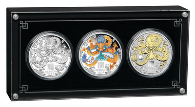 ［現貨］澳洲 紀念幣 2024 龍年生肖套幣組(Dragon coin set) 銀幣 原廠原盒