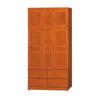 【KA184-3】黃金柚木4×8尺衣櫥