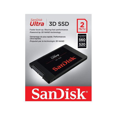 SanDisk Ultra 3D SSD 2.5吋 SATAIII 固態硬碟 2TB (SD-SSDUT-2TB)