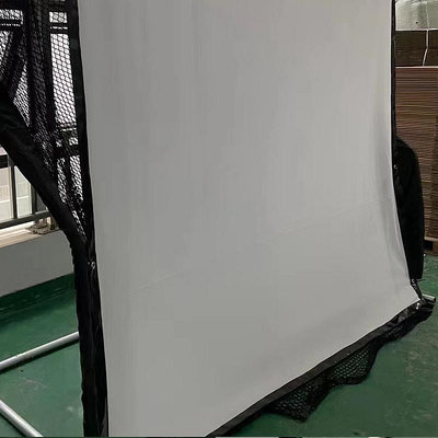高爾夫球室內模擬器投影布打擊布消音布寬幅揮桿練習打擊網靶布
