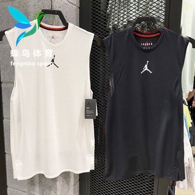 熱銷 Nike耐克男夏季Jordan籃球訓練運動AJ喬丹速干無袖T恤背心 DC3237青梅精品