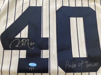 王建民  親筆簽名球衣  steiner MLB 官方認證  1/1 限量一件 Pride of Taiwan