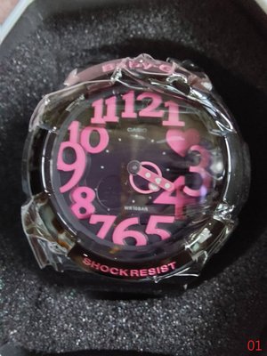 03Baby-G CASIO手錶 BGA-130-1BDR 霓虹照明手錶 目前本賣場最便宜 售價1890元