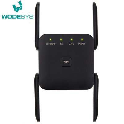 1200M雙頻 5G WIFI中繼器 無線信號擴展放大 WiFi Repeater#嗨購