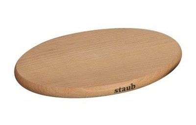 法國Staub 木製 磁鐵鍋墊 桌墊  橢圓 29 x 20 cm  ~ 全新 現貨