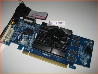 JULE 3C會社-技嘉 N210D3-1GI GT210/DDR3/1G/高傳真HD/風扇版/庫存品/PCIE 顯示卡