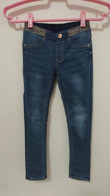 H&M SKINNY FIT 軟牛仔長褲 6-7Y(122cm)
