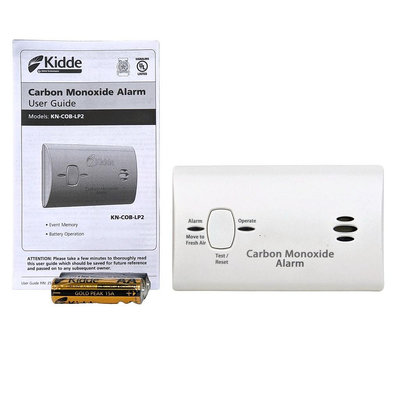 [2年保固] Kidde KN-COB-LP2 一氧化碳警報器 電池式簡易型無讀數 9CO5-LP2 量販包拆賣_II3