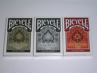 現貨 美國進口 Bicycle Elemental Fire/Earth/Wind/WATER 元素撲克牌