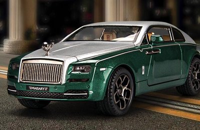 「車苑模型」嘉業 1:22 Rolls-Royce Wraith 勞斯萊斯  麥莎瑞 魅影  迴力  聲光