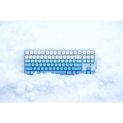 Gmk Falling Snow 鍵帽,126 鍵鍵帽 MOA Profile DYE-SUB 個性化 GMK 機械鍵盤