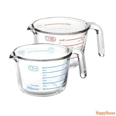 快樂屋HappyHouse[IE.COREA] 超級烤箱玻璃耐熱玻璃杯 500ml (2色)