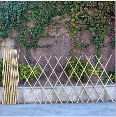 促銷打折竹籬笆柵欄圍欄裝飾戶外庭院內圍墻伸縮竹拉網定制花園籬笆圍欄神奇悠悠
