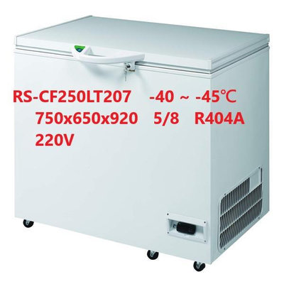 瑞興 2尺5 -45度 RS-CF250LT 207L 冷凍櫃 超低溫冰櫃  全凍 台灣製 220V