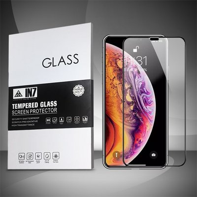 【默肯國際】IN7 APPLE iPhone X/XS (5.8吋) 高透光2.5D滿版9H鋼化玻璃保護貼 疏油疏水