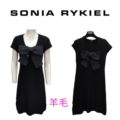 【皮老闆】 二手真品 SONIA RYKIEL 羊毛 針織衫 中國 製 衣165