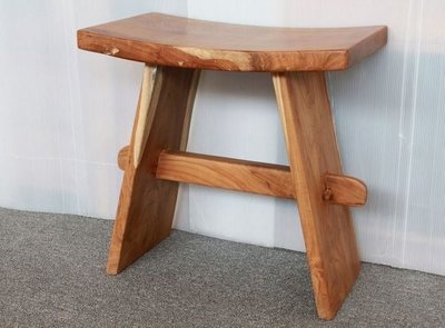 SCH 06 柚木原木家具.100%柚木實木餐椅.原木椅.書桌坐椅.矮凳.翹頭椅.原木家具