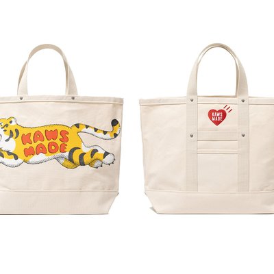 HUMAN MADE x KAWS MADE TOTE BAG LARGE #1 #2 SMALL 托特包。太陽選物