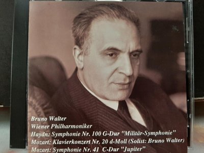 Walter,Haydn/Mozar-Sym No.100/41 etc華爾特指揮維也納愛樂，演繹海頓/莫扎特-第100/41號交響曲,莫扎特第20號鋼琴協奏曲