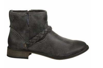 Debbies World 『Roxy 休閒有型低跟女靴(US:7.5/Euro:39)-灰黑色』免運
