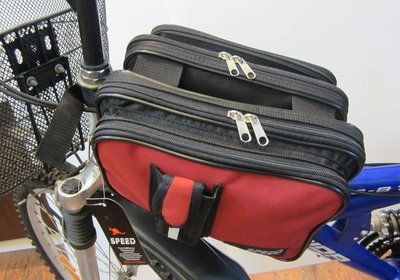 【YOGSBEAR】台灣製造 A 特價出清 單車包 腳踏車包 大容量 快拆式 自行車包 登山車包 腳踏車前置包 紅色