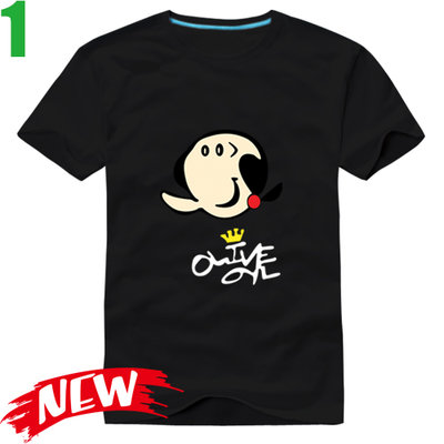 【奧莉薇 Olive 大力水手 Popeye】短袖卡通動畫T恤(共6種顏色) 任選4件以上每件400元免運費!【賣場一】