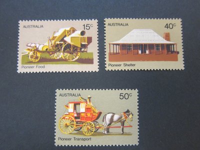 【雲品10】澳洲Australia 1972 Sc 534-6 MNH 庫號#B516 63704