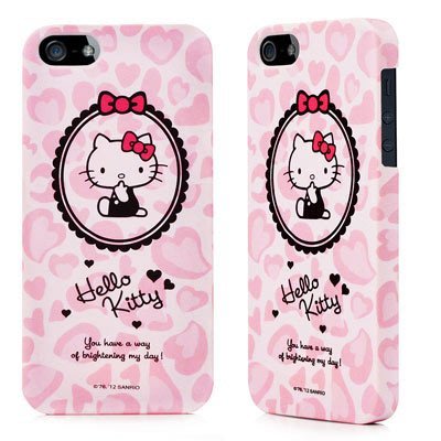 公司貨 GARMMA Hello Kitty iPhone SE/5/5S 保護殼 -趣味粉 手機殼 凱蒂貓
