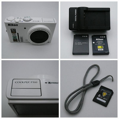 大光圈口袋機* NIKON COOLPIX P310 - 白色- 公司貨- | Yahoo奇摩拍賣