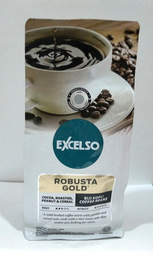 全新印尼 EXCELSO 黃金羅布斯塔咖啡 Robusta Gold 咖啡豆 [ 中焙低酸度 ] 200g 單包