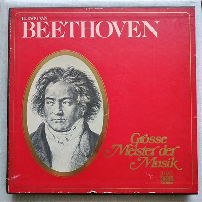 【二手】貝多芬精選 交響曲 弦樂 小提琴鋼琴 荷蘭版 4LP黑膠 LP黑膠 唱片 古典音樂 【廣聚當】-1724