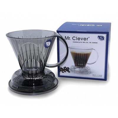 【沐湛咖啡】Mr.Clever Dripper 聰明濾杯 套裝組300ml/500ml(S號/L號) 贈濾紙100張
