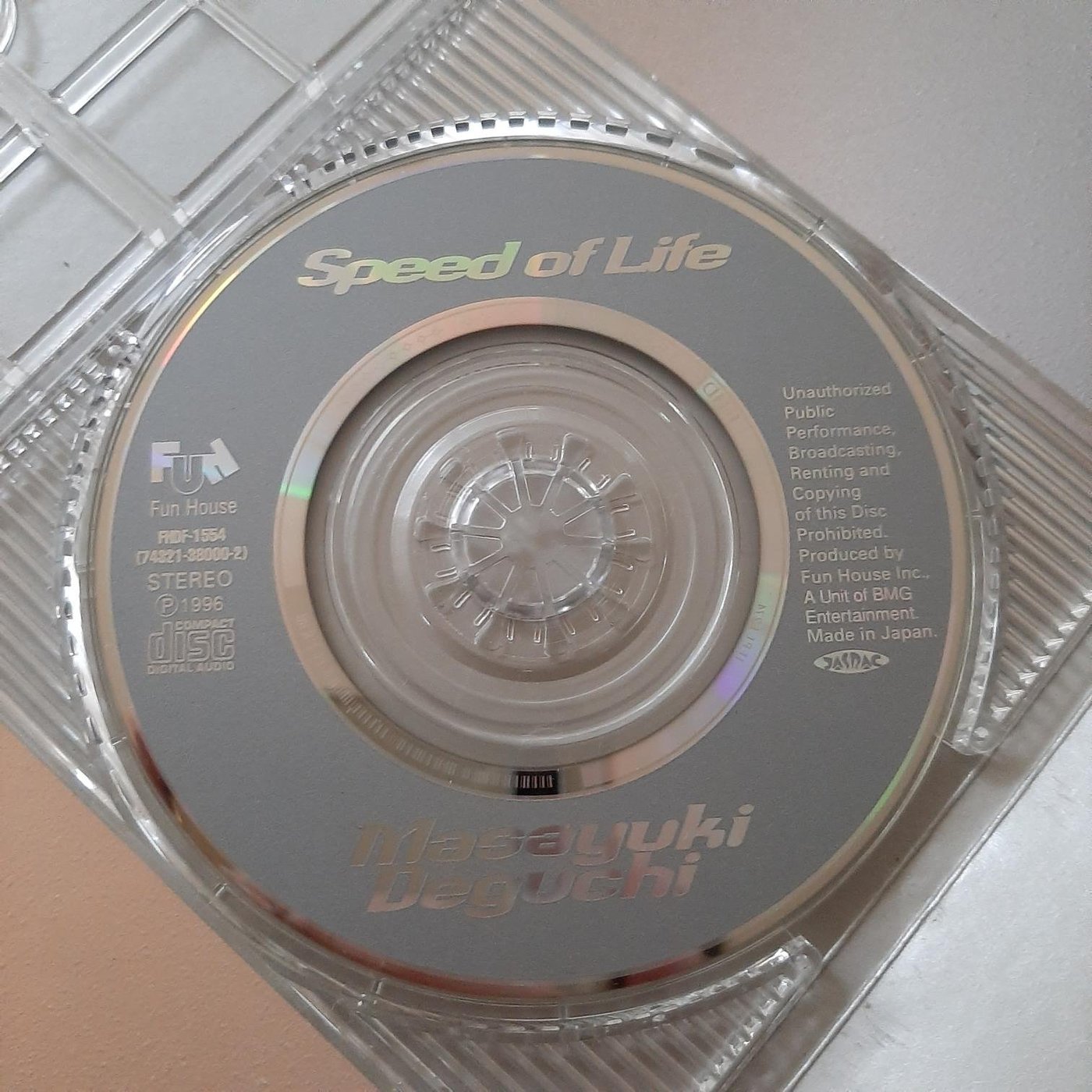 【裊裊影音】出口雅之Masayuki Deguchi-Speed Of Life日版8cm單曲 