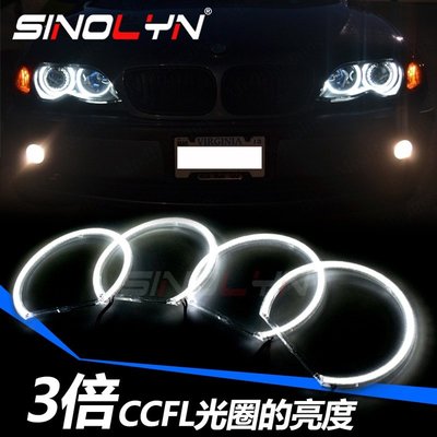 cilleの屋 For 寶馬BMW E46 E36 E38 E39大燈  COB LED 天使眼光圈 131 日行燈 亮度是CCF
