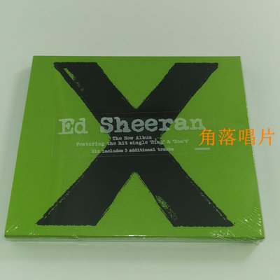 角落唱片* 艾德 希蘭 Ed Sheeran X 現貨CD 17首 豪華版本 領先唱片