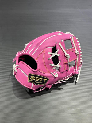 棒球世界ZETT SPECIAL ORDER 訂製款棒壘球手套特價內野11.5吋粉色今宮健太model