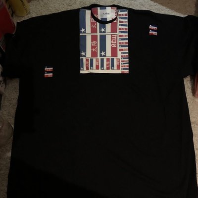韓國時尚潮牌 Kudos 太陽 國旗風格 tshirt large 二手 原價$5000