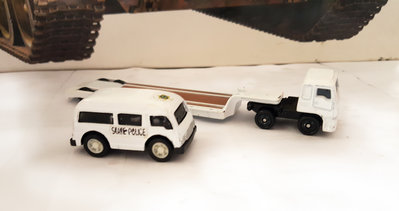 《廣寶閣》日版 TOMICA合金玩具車 LOWLOADER tomy1401與 回力車 140