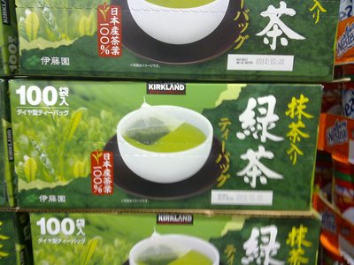 【日日小舖外送代購】好市多 [萊爾富] Kirkland 日本綠茶包 每盒100包*1.5公克 伊藤園代工