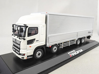 汽車模型 車模 收藏模型1/43 原廠日野 拖頭 HINO TRUCKS 集裝箱 廂式貨車卡車模型限量版