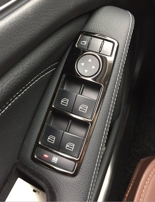 BENZ 賓士 W117 CLA 車窗控制 按鍵 裝飾 板 電鍍 CLA200 CLA250 CLA45 AMG 窗戶