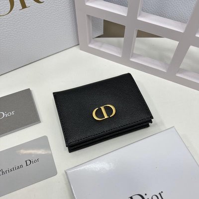 Jisoo代購 Dior Ophidia系列短夾 磁釦拉鏈荔枝紋錢包 牛皮經典雙G金屬扣錢夾7009