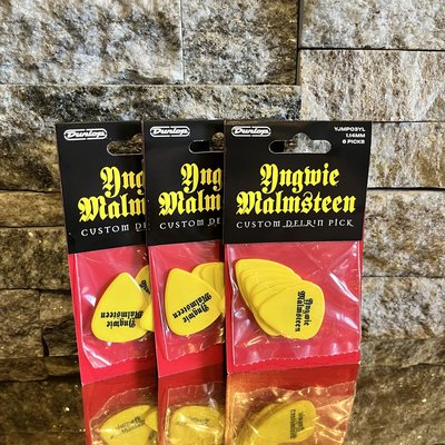 現貨供應 Dunlop YJM 簽名款 1.14mm 彈片 Pick 6片裝 電吉他 Yngwie Malmsteen