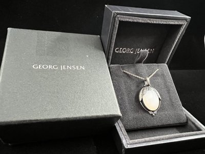Georg Jensen 喬治傑生 2010年度寶石項鍊 亞洲限定版 白瑪瑙