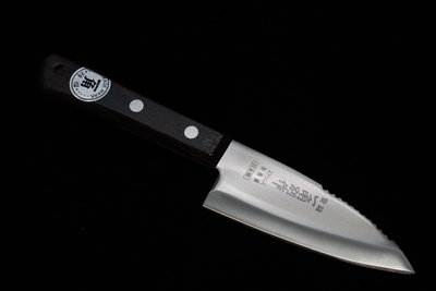 💖 一角別作  💖【小漁刀 10.5cm 附齒】日本製  廚房刀具 八煌刃物