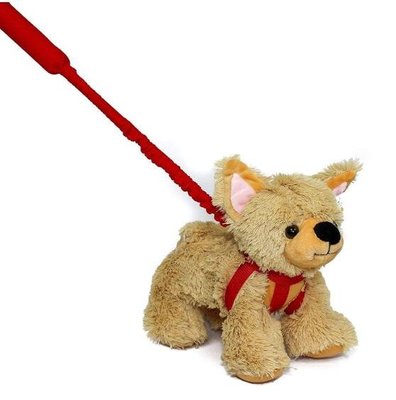 4361b 歐洲進口 限量品 可伸縮和可拆卸的牽繩遛狗可愛小狗狗玩具DOG絨毛娃娃玩偶擺設品擺件裝飾品送禮禮品