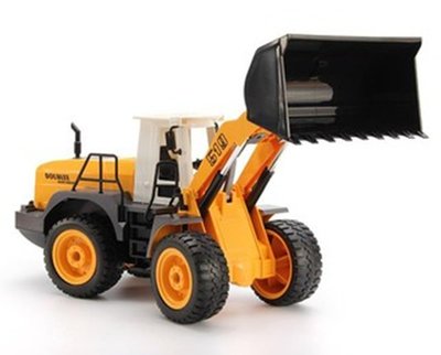 大千遙控模型 雙鷹遙控裝載機無線大號鏟車 充電工程車 推土機 挖土機
